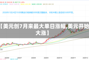 【美元创7月来最大单日涨幅,美元开始大涨】