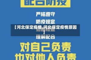 【河北保定疫情,河北保定疫情原因】