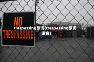 trespassing歌词(trespassing歌词谐音)