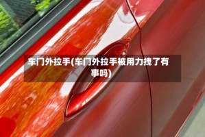 车门外拉手(车门外拉手被用力拽了有事吗)