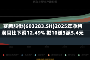 赛腾股份(603283.SH)2025年净利润同比下滑12.49% 拟10送3派5.4元