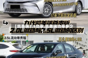 【凯美瑞2.5功率,凯美瑞功率多少】