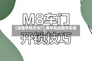 【远程手机开车门,用手机远程开车锁】