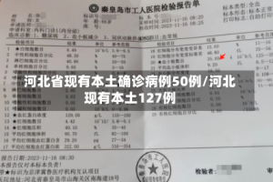河北省现有本土确诊病例50例/河北现有本土127例