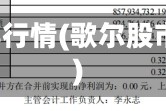 歌尓股票行情(歌尔股市行情)