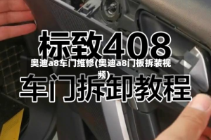 奥迪a8车门维修(奥迪a8门板拆装视频)