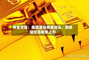 黄金走低：美国通胀再度抬头，美联储加息概率上升