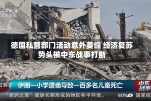 德国私营部门活动意外萎缩 经济复苏势头被中东战事打断