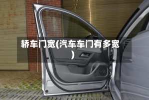 轿车门宽(汽车车门有多宽)
