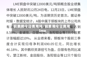 铜费用今日费用吨/铜费用今日费用lme