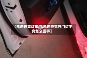 【凯迪拉克灯车门,凯迪拉克开门灯不亮怎么回事】