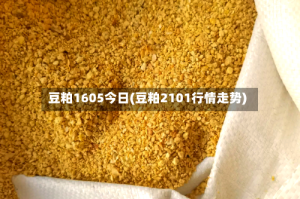 豆粕1605今日(豆粕2101行情走势)
