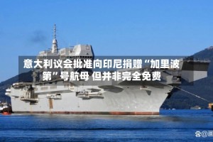 意大利议会批准向印尼捐赠“加里波第”号航母 但并非完全免费
