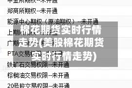 棉花期货实时行情走势(美股棉花期货实时行情走势)