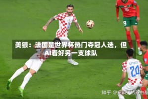 美银：法国是世界杯热门夺冠人选，但AI看好另一支球队