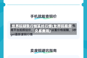 世界铜期货行情实时行情(世界铜期货交易费用)