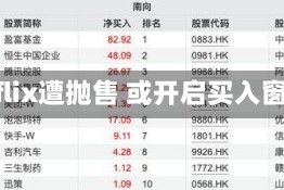 Netflix遭抛售 或开启买入窗口