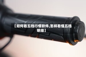 【如何看五档行情软件,怎样看懂五档明细】