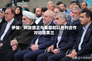 伊朗：阿联酋正与美国和以色列合作对抗德黑兰