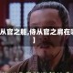 【侍从官之躯,侍从官之肩在哪里】