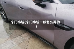 车门小坑(车门小坑一般怎么弄的)