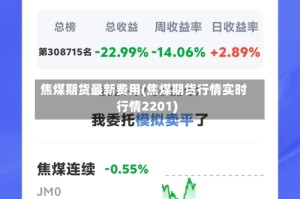 焦煤期货最新费用(焦煤期货行情实时行情2201)