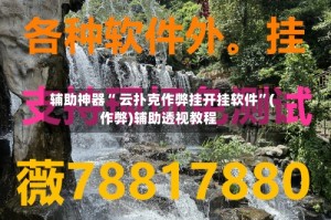 辅助神器“ 云扑克作弊挂开挂软件”(作弊)辅助透视教程