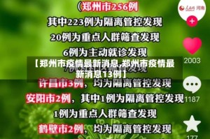 【郑州市疫情最新消息,郑州市疫情最新消息13例】