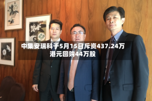 中集安瑞科于5月15日斥资437.24万港元回购44万股
