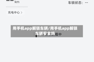 用手机app解锁车辆/用手机app解锁车辆安全吗