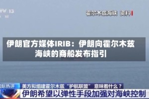 伊朗官方媒体IRIB：伊朗向霍尔木兹海峡的商船发布指引