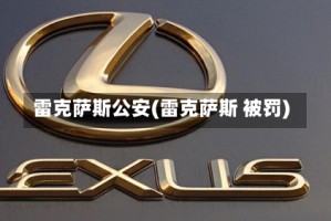 雷克萨斯公安(雷克萨斯 被罚)
