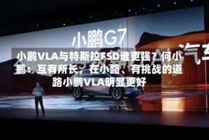 小鹏VLA与特斯拉FSD谁更强？何小鹏：互有所长，在小路、有挑战的道路小鹏VLA明显更好