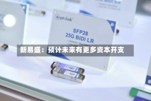 新易盛：预计未来有更多资本开支
