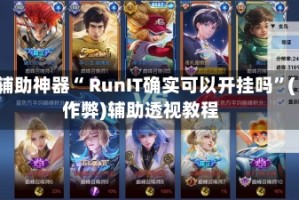 辅助神器“ RunIT确实可以开挂吗”(作弊)辅助透视教程