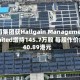 建滔集团获Hallgain Management Limited增持145.7万股 每股作价约40.89港元