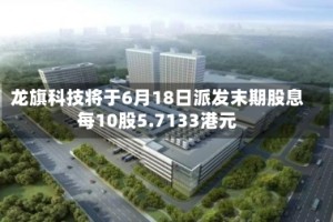 龙旗科技将于6月18日派发末期股息每10股5.7133港元