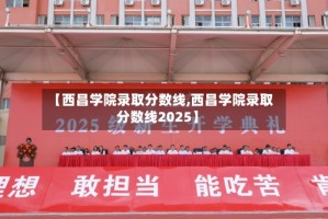 【西昌学院录取分数线,西昌学院录取分数线2025】