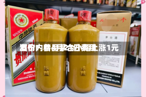 酒价内参4月21日费用发布：精品茅台小幅上涨1元