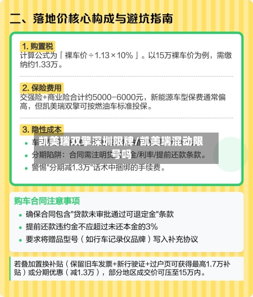 凯美瑞双擎深圳限牌/凯美瑞混动限号吗-第3张图片