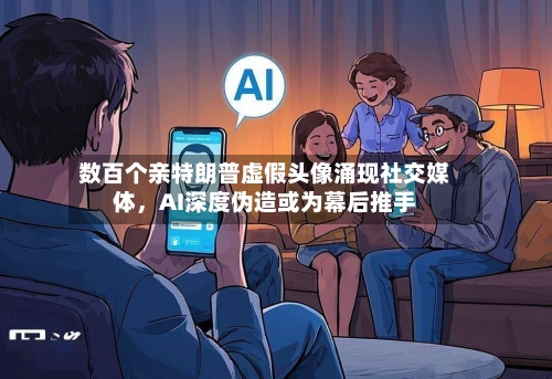 数百个亲特朗普虚假头像涌现社交媒体	，AI深度伪造或为幕后推手-第1张图片