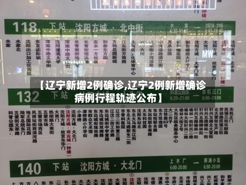 【辽宁新增2例确诊,辽宁2例新增确诊病例行程轨迹公布】-第1张图片