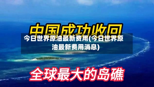 今日世界原油最新费用(今日世界原油最新费用消息)-第1张图片