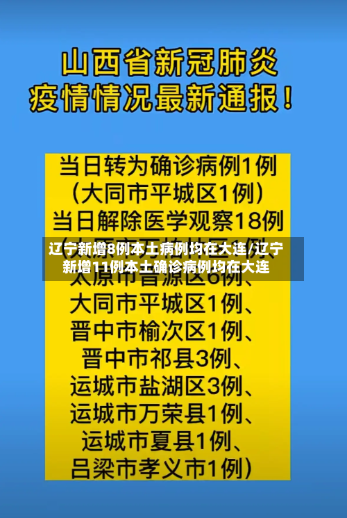 辽宁新增8例本土病例均在大连/辽宁新增11例本土确诊病例均在大连-第2张图片