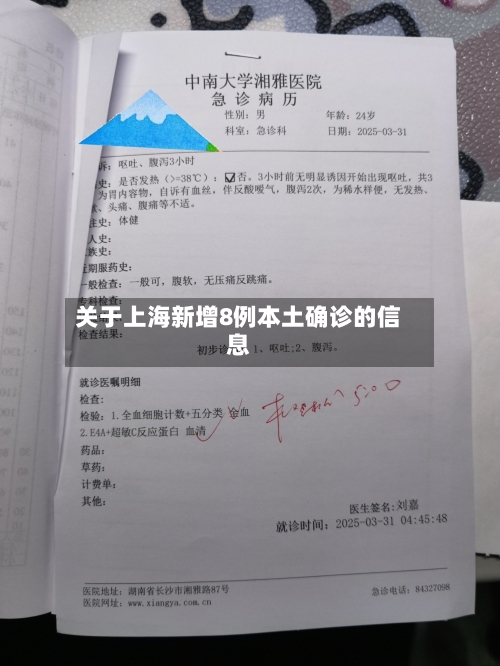 关于上海新增8例本土确诊的信息-第1张图片