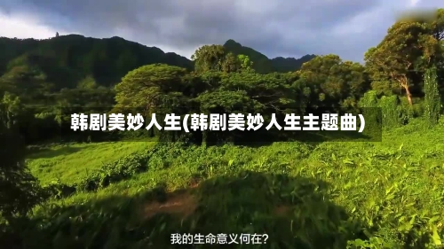 韩剧美妙人生(韩剧美妙人生主题曲)-第2张图片