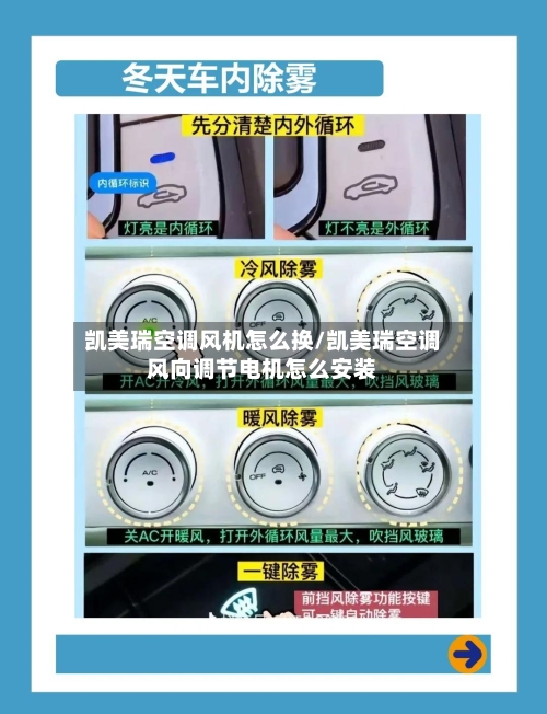 凯美瑞空调风机怎么换/凯美瑞空调风向调节电机怎么安装-第1张图片