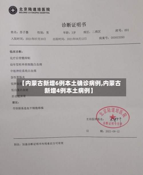 【内蒙古新增6例本土确诊病例,内蒙古新增4例本土病例】-第1张图片