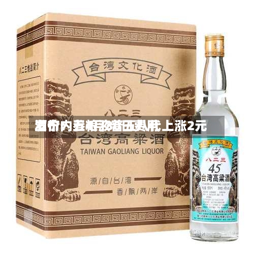 酒价内参4月30日费用发布：五粮液普五八代上涨2元-第1张图片