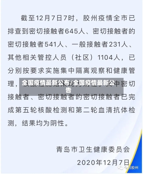 全国疫情最新公布/全国疫情最新公告-第2张图片